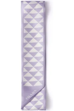 Prada Triangle-logo scarf