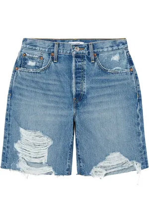 RE/DONE Long denim shorts
