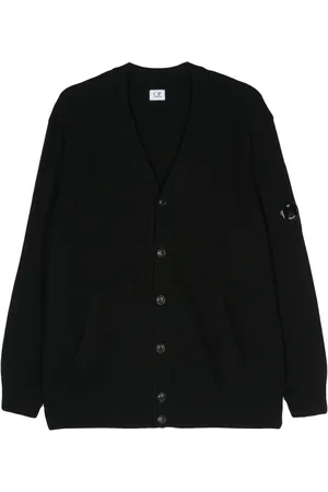 C.P. Company Lens-detail V-neck cardigan