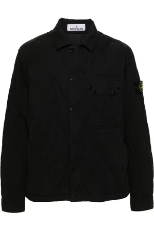 Stone Island Compass-badge quilted jacket