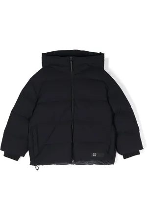Il gufo Logo-patch puffer jacket