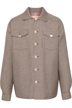 Marni Houndstooth-jacquard shirt