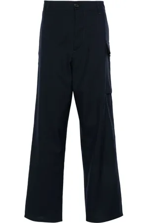 Marni Logo-embroidered cargo trousers