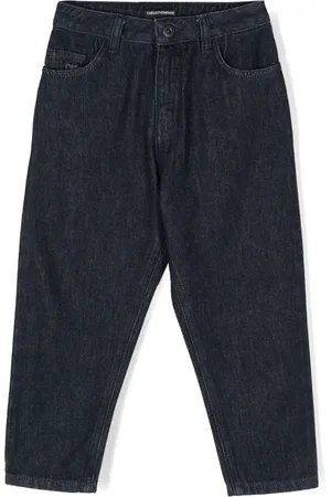 Emporio Armani Logo-plaque jeans