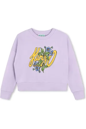 Kenzo Logo-print drop-shoulder sweatshirt