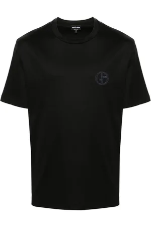 Giorgio Armani Embroidered-logo T-shirt