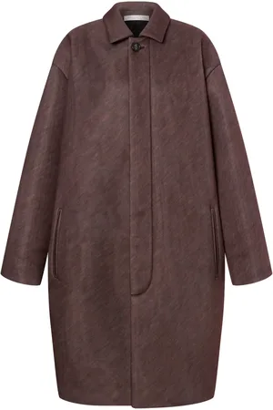 Serafini M??lange-effect long coat
