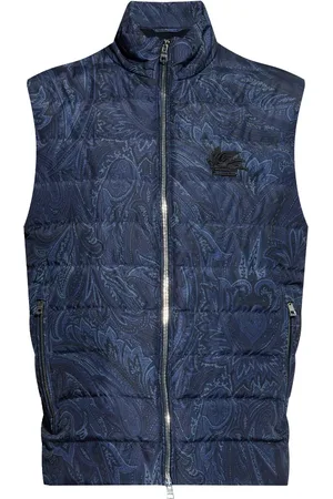 Etro Paisley-print padded waistcoat
