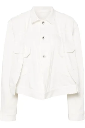 SACAI Cropped denim jacket