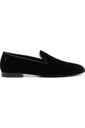 Saint Laurent Logo-appliqué loafers