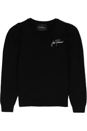 John Richmond Embroidered-logo sweater