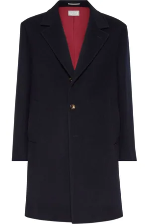 Brunello Cucinelli Single-breasted wool coat