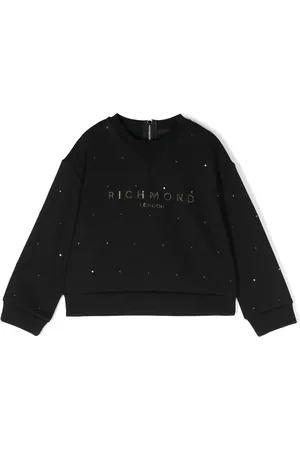 John Richmond Studded-logo sweatshirt