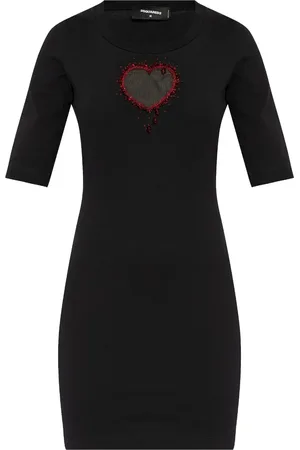 Dsquared2 Logo-embellished cotton mini dress