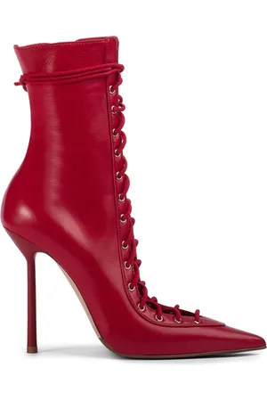 LE SILLA Colette 120mm leather ankle boots