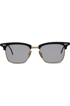 Thom Browne Rectangle-frame tinted sunglasses