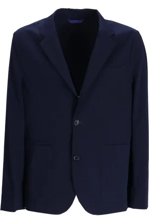 Paul Smith Seersucker patch-pocket blazer