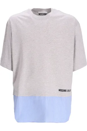 Moschino Two-tone logo-print t-shirt