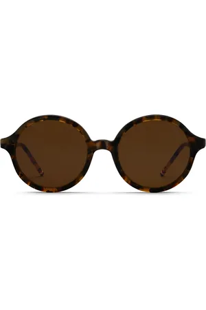 Thom Browne Tortoiseshell round-frame sunglasses
