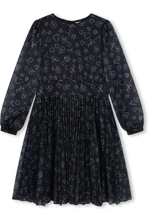 Sonia Rykiel Enfant Graphic-print glitter-embellished dress