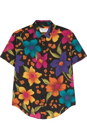 Saint Laurent Floral-print shirt