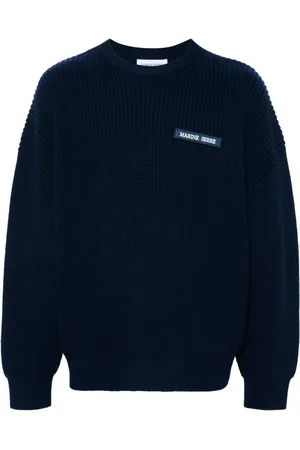 Marine Serre Logo-patch sweater
