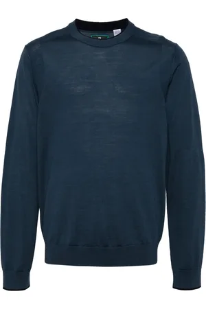 Paul Smith Contrasting-trim merino wool jumper