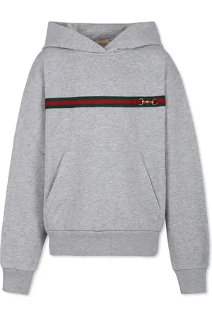 Gucci Web Horsebit cotton hoodie