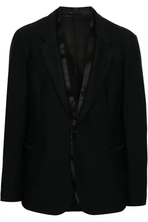 Giorgio Armani Textured-finish blazer