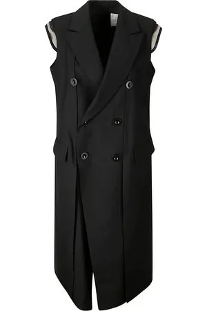 SACAI Suiting Long Vest coat