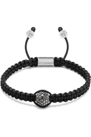 Nialaya Fleur de Lis braided bracelet