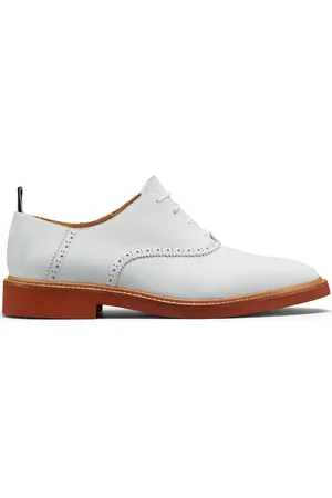 Thom Browne Micro-sole nubuck saddle shoes