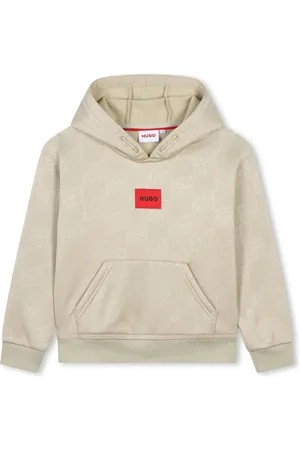 HUGO BOSS Monogram-pattern hoodie