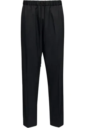 Maison Margiela MM6 DRAWSTRING WOOL CROPPED TR