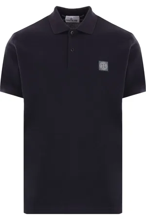 Stone Island Logo patch polo shirt