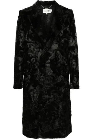 Maison Margiela Patterned-jacquard coat