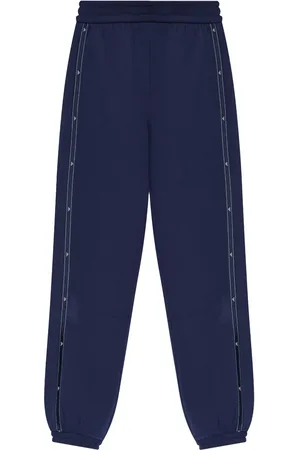 Emporio Armani Logo-detailed stretch-cotton track pants