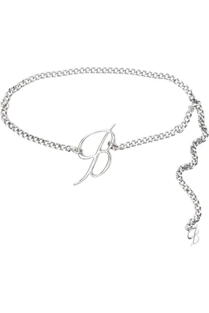 BLUMARINE Logo-pendant chain belt
