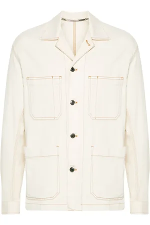CANALI Camp-collar shirt jacket