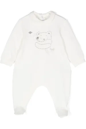 Il gufo Teddy bear-embroidered pajamas