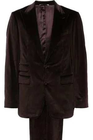 CANALI Corduroy single-breasted suit