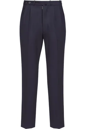 Maison Margiela Virgin-wool cropped trousers