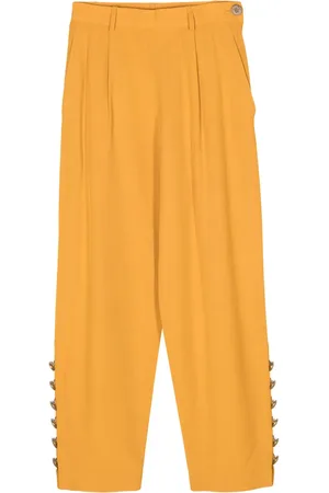 Saint Laurent 1980s pleat-detail trousers