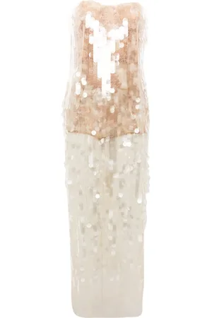 ERMANNO SCERVINO Sequin-embellished maxi dress