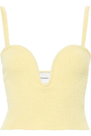 Nanushka Zue bouclé tank top