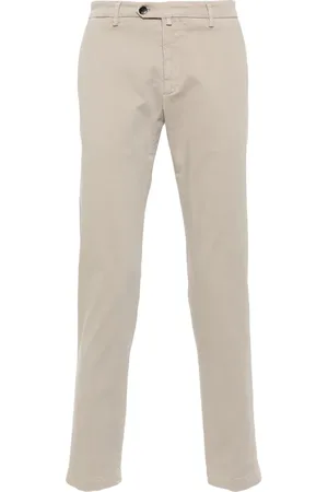BRIGLIA Cotton chino trousers