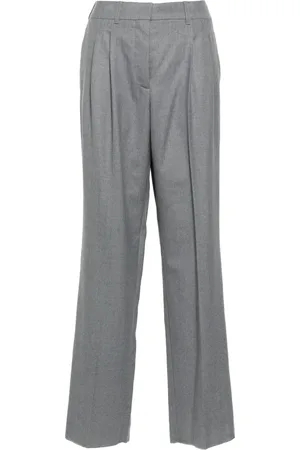 Stella McCartney Pleated wool trousers