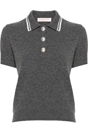 VALENTINO GARAVANI Striped-edge polo shirt