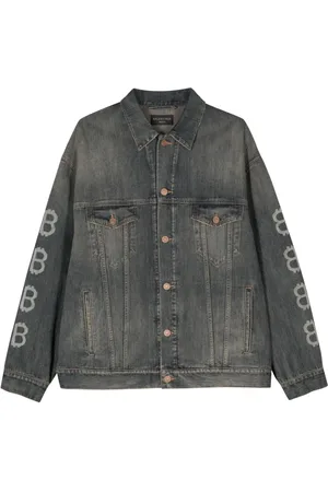Balenciaga Logo-print denim jacket