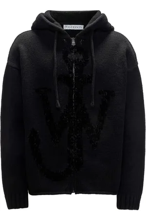 J.W.Anderson Anchor-logo zip hoodie
